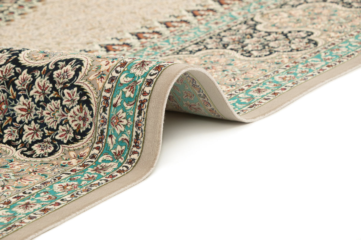 Rechteck Teppich Ghom Design in Grau von Hadorn™ - Lifestyle Image