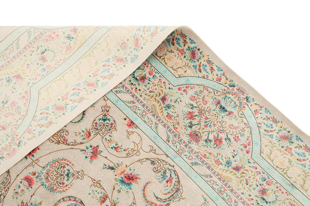 Rechteck Teppich Ghom Design in Grau von Hadorn™ - Lifestyle Image