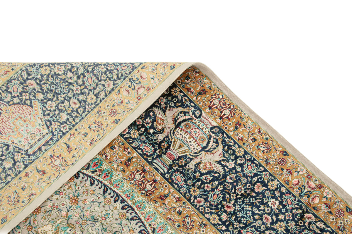 Rechteck Teppich Ghom Design in Grau von Hadorn™ - Lifestyle Image