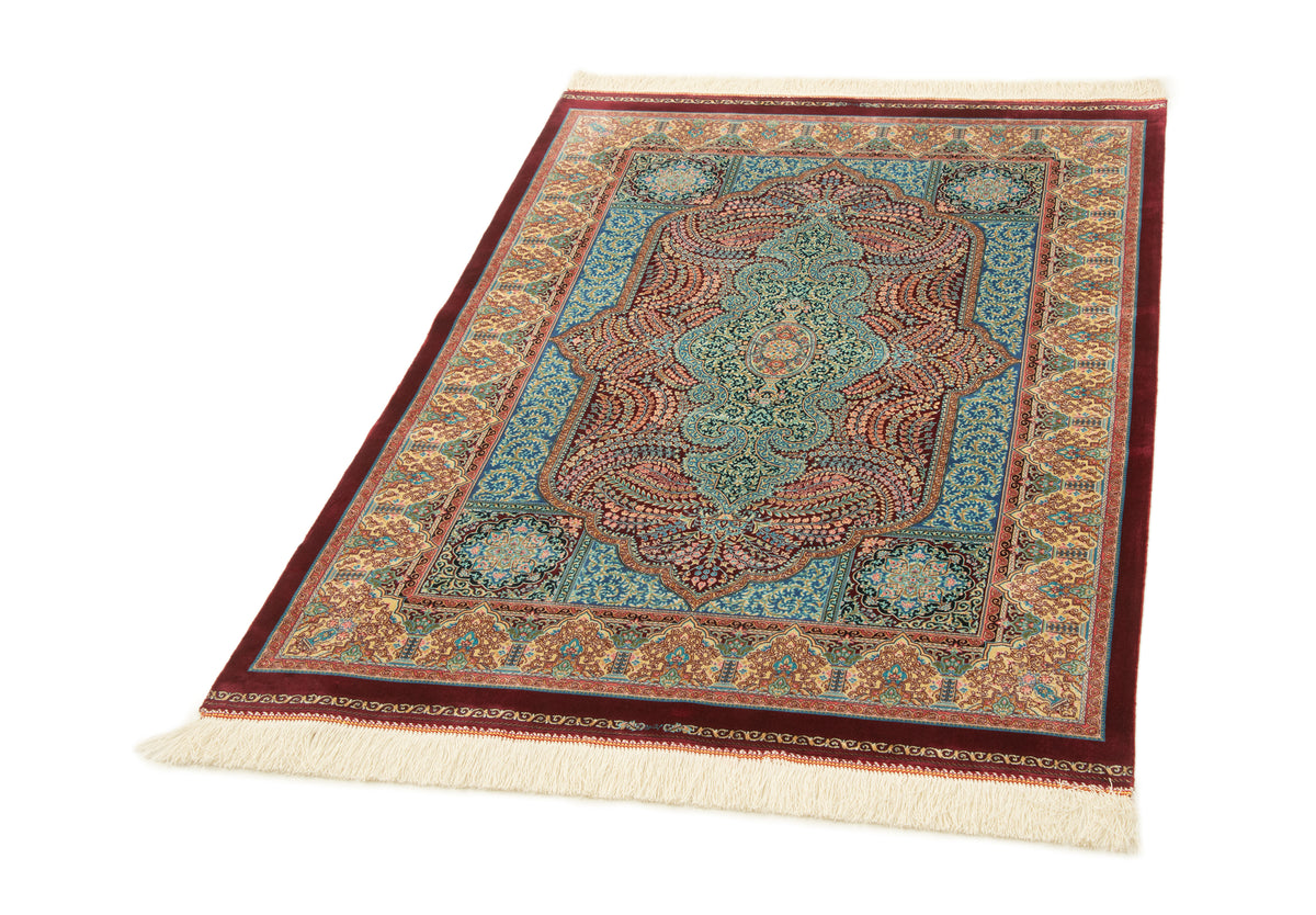 Rechteck Teppich Ghom Design in Rot von Hadorn™ - Lifestyle Image
