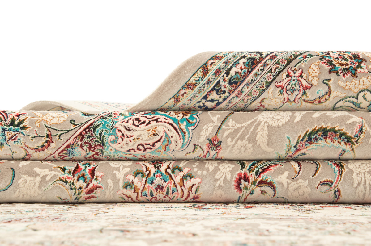 Rechteck Teppich Ghom Design in Grau von Hadorn™ - Lifestyle Image