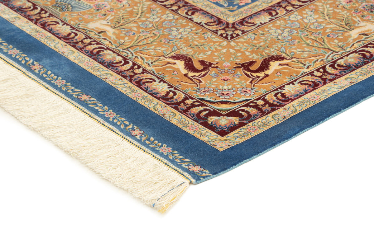 Rechteck Teppich Ghom Design in Blau von Hadorn™ - Lifestyle Image