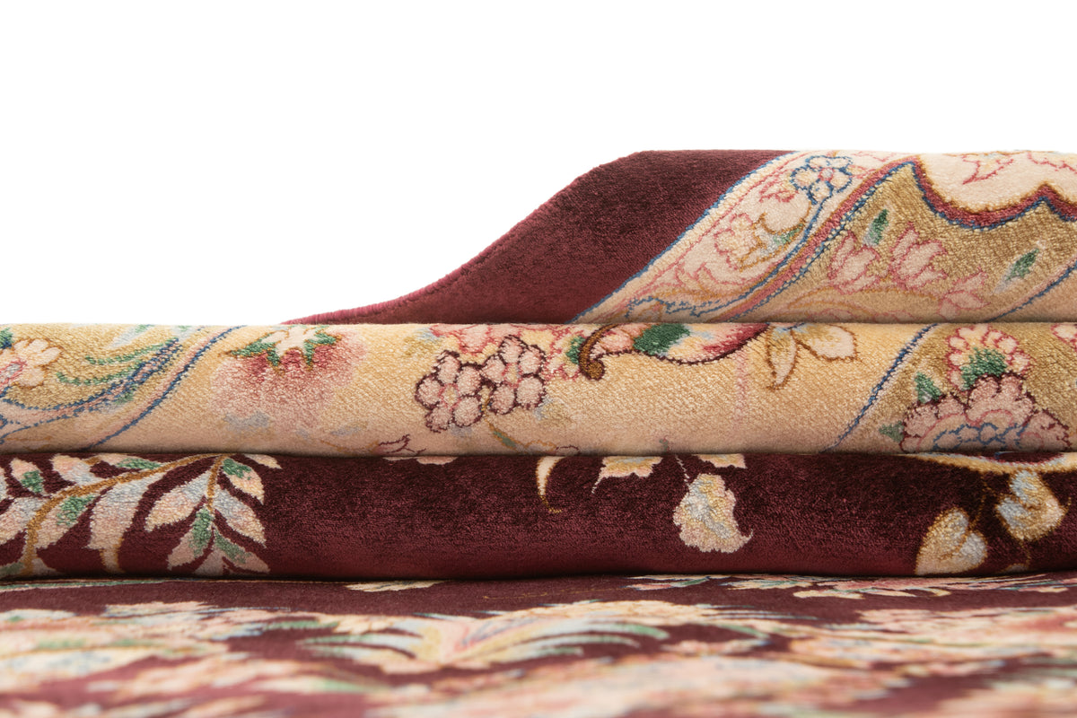 Rechteck Teppich Ghom Design in Lila von Hadorn™ - Lifestyle Image