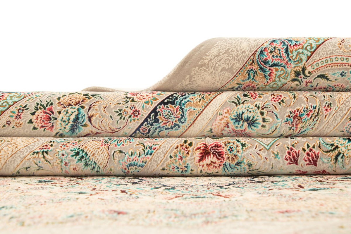 Rechteck Teppich Ghom Design in Grau von Hadorn™ - Lifestyle Image
