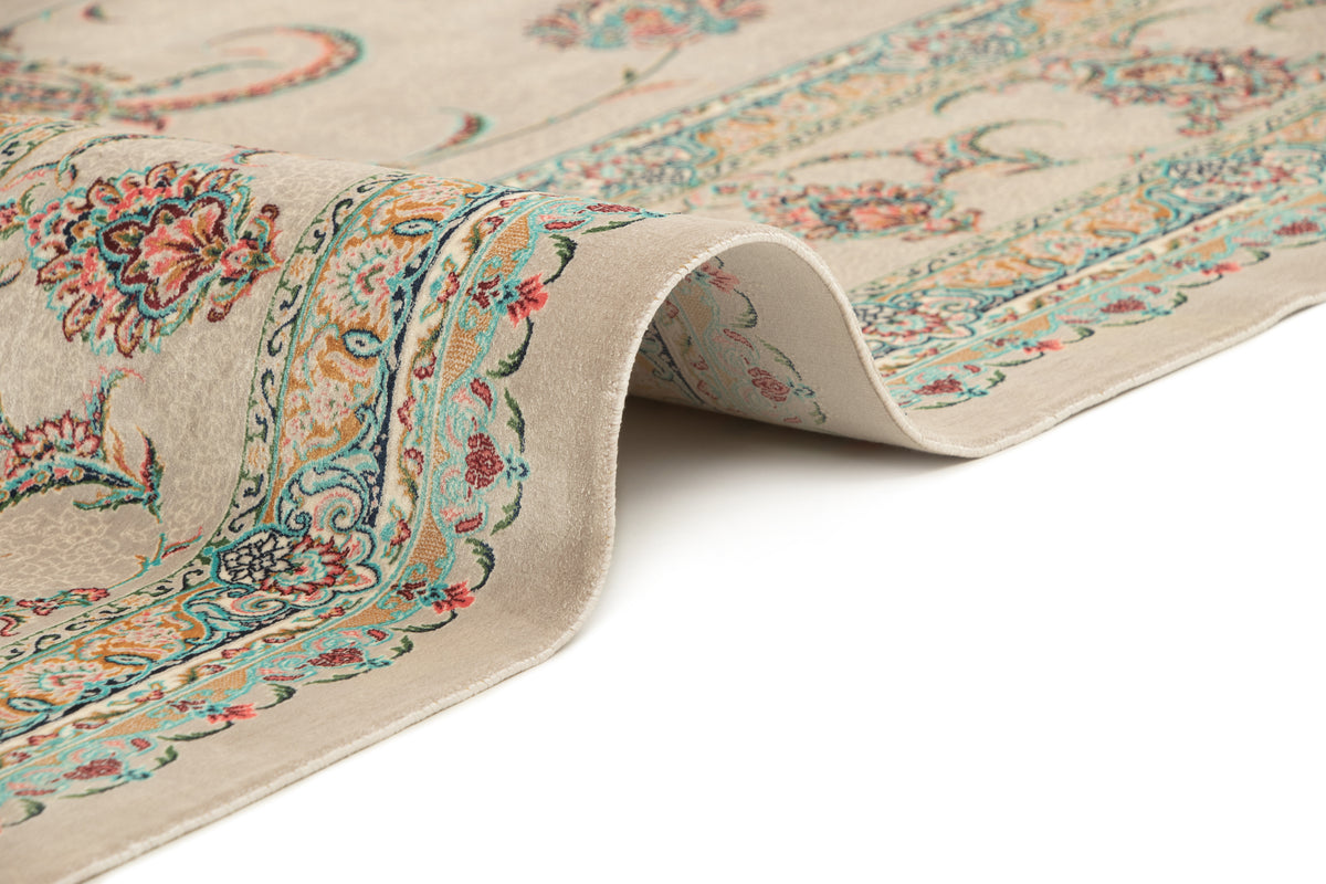 Rechteck Teppich Ghom Design in Grau von Hadorn™ - Lifestyle Image