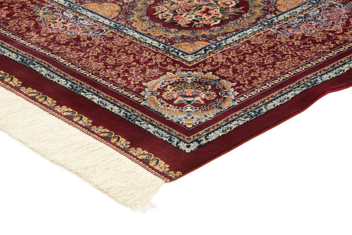 Rechteck Teppich Ghom Design in Rot von Hadorn™ - Lifestyle Image