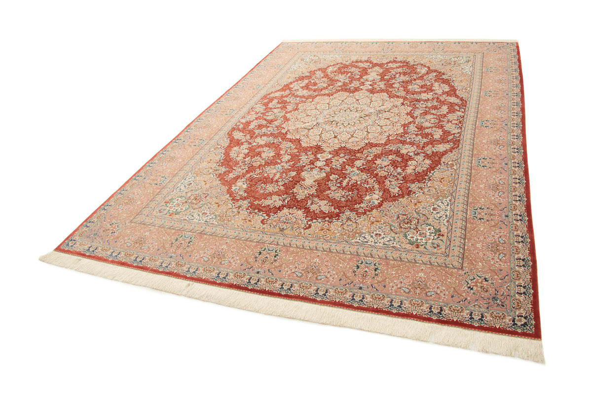 Rechteck Teppich Ghom Design in Orange von Hadorn™ - Lifestyle Image