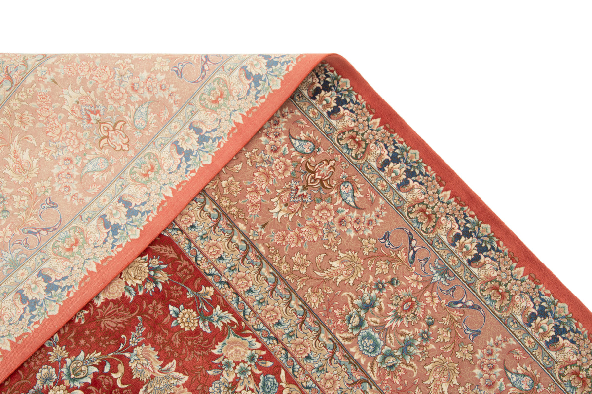 Rechteck Teppich Ghom Design in Orange von Hadorn™ - Lifestyle Image