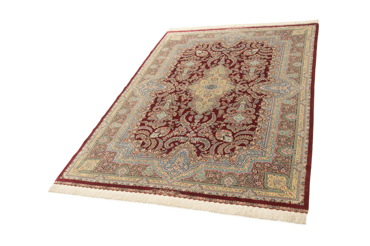 Rechteck Teppich Ghom Design in Rot von Hadorn™ - Lifestyle Image