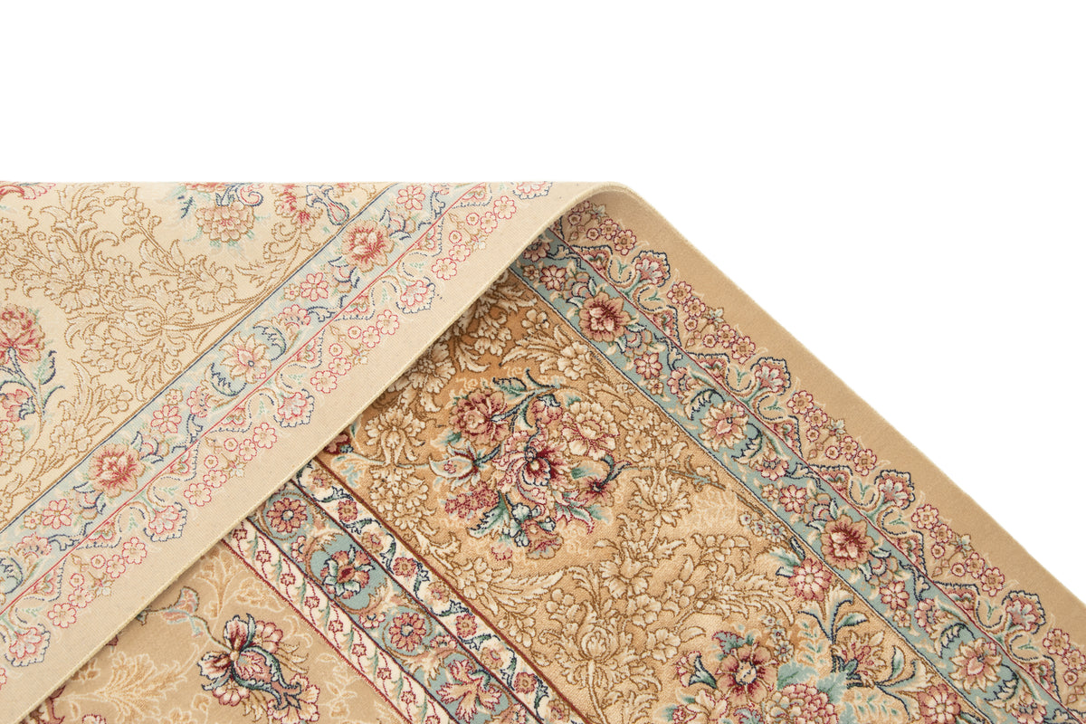 Rechteck Teppich Ghom Design in Beige von Hadorn™ - Lifestyle Image