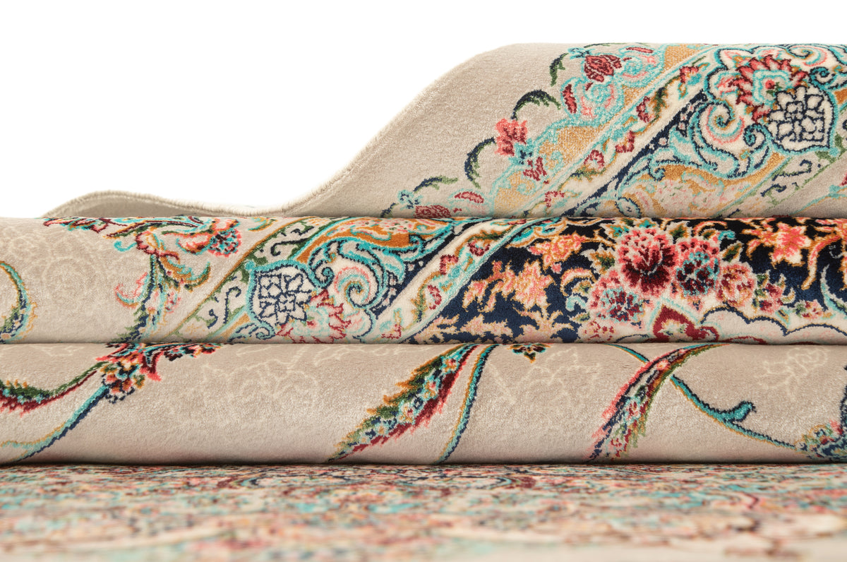Rechteck Teppich Ghom Design in Grau von Hadorn™ - Lifestyle Image