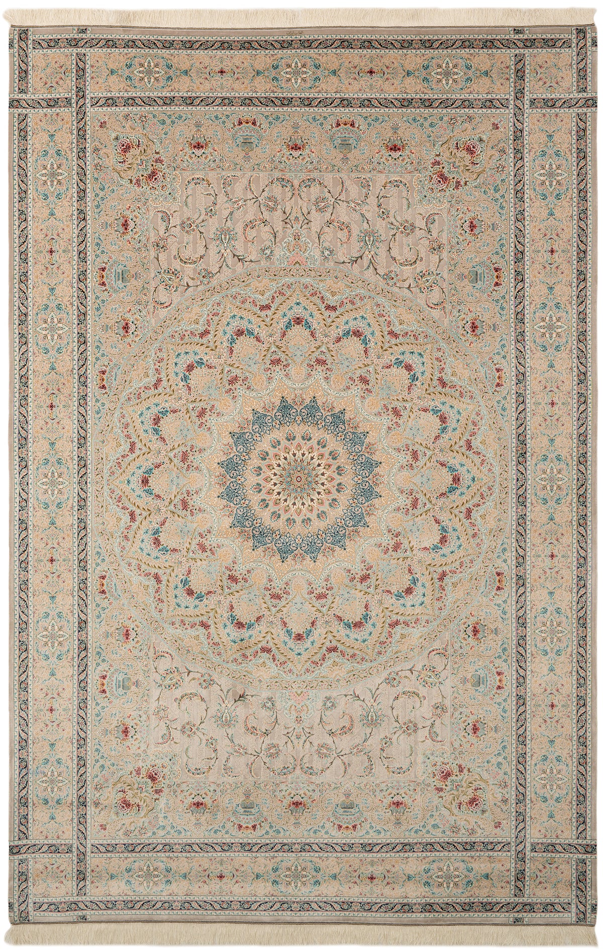 Rechteck Teppich Ghom Design in Grau von Hadorn™ - Lifestyle Image