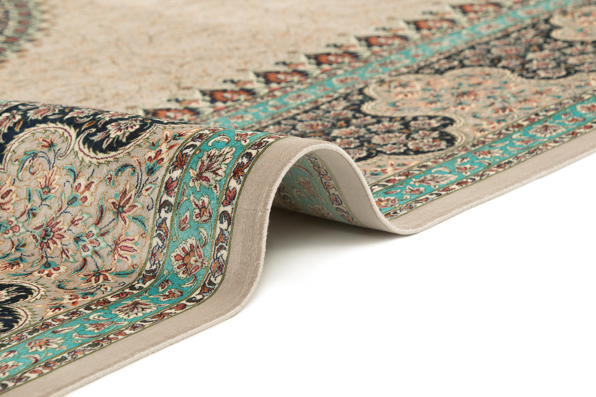 Rechteck Teppich Ghom Design in Grau von Hadorn™ - Lifestyle Image