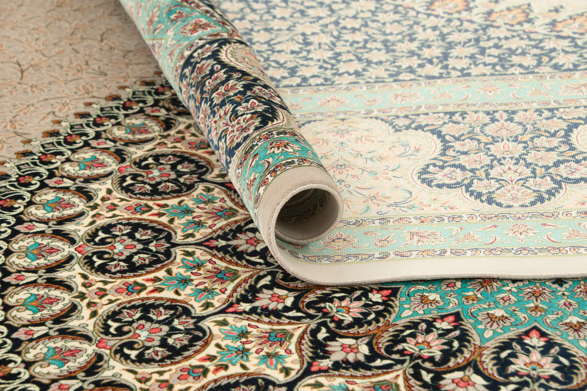 Rechteck Teppich Ghom Design in Grau von Hadorn™ - Lifestyle Image