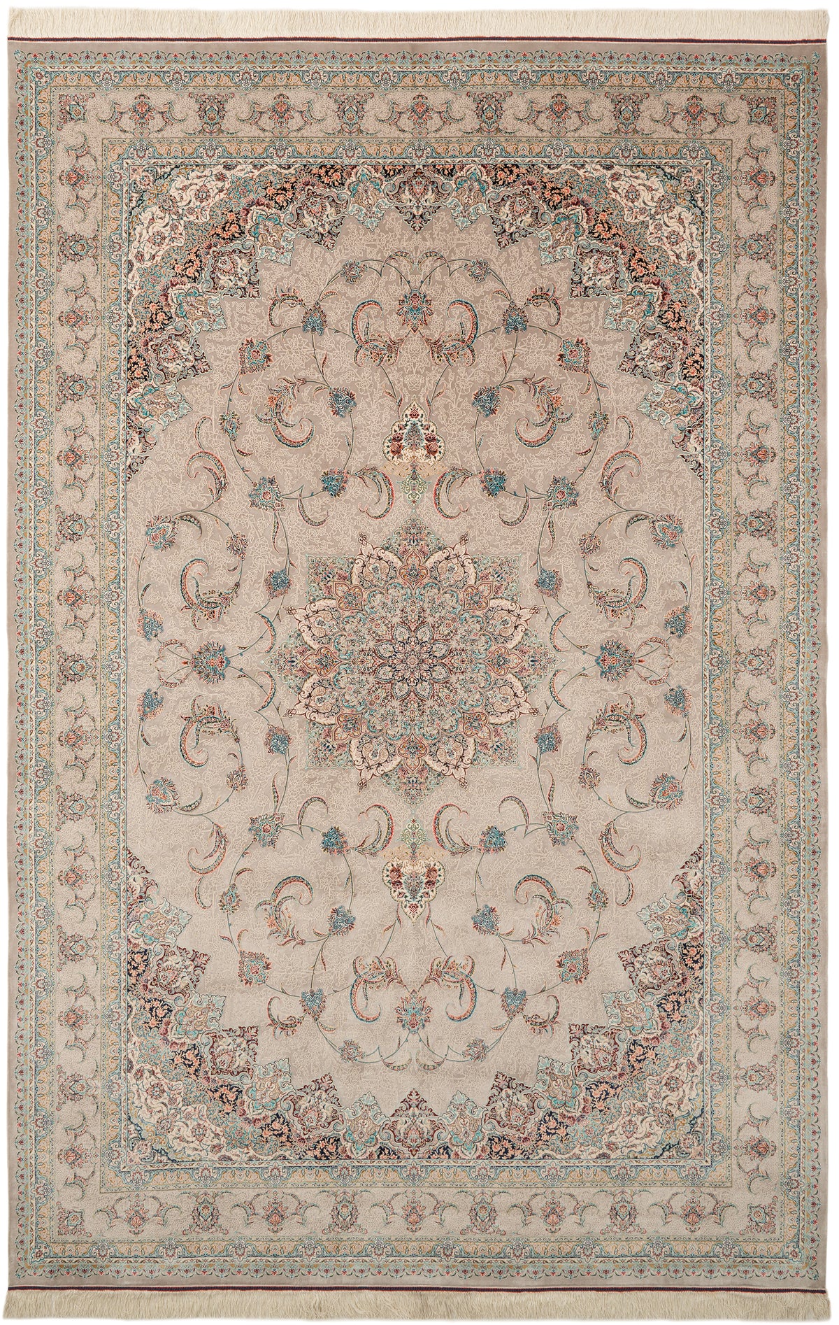 Rechteck Teppich Ghom Design in Grau von Hadorn™ - Lifestyle Image