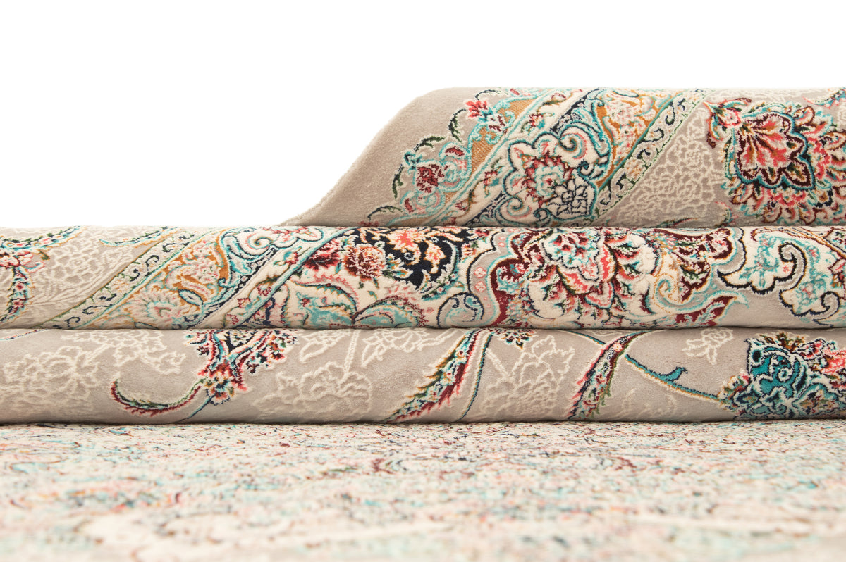 Rechteck Teppich Ghom Design in Grau von Hadorn™ - Lifestyle Image