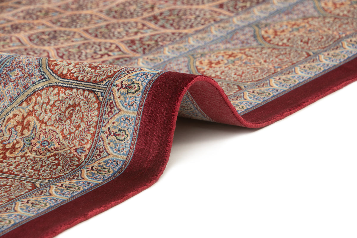 Rechteck Teppich Ghom Design in Rot von Hadorn™ - Lifestyle Image