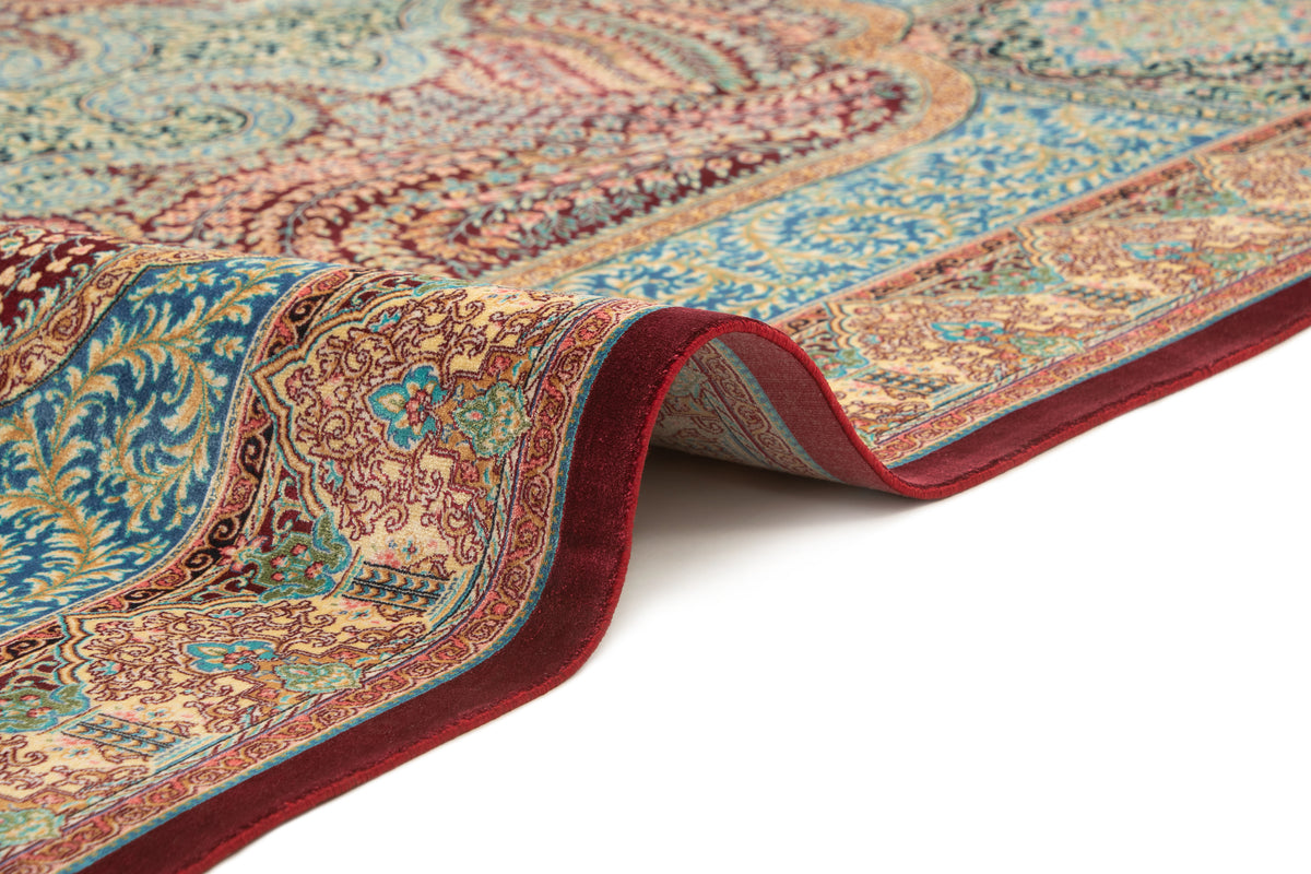 Rechteck Teppich Ghom Design in Rot von Hadorn™ - Lifestyle Image