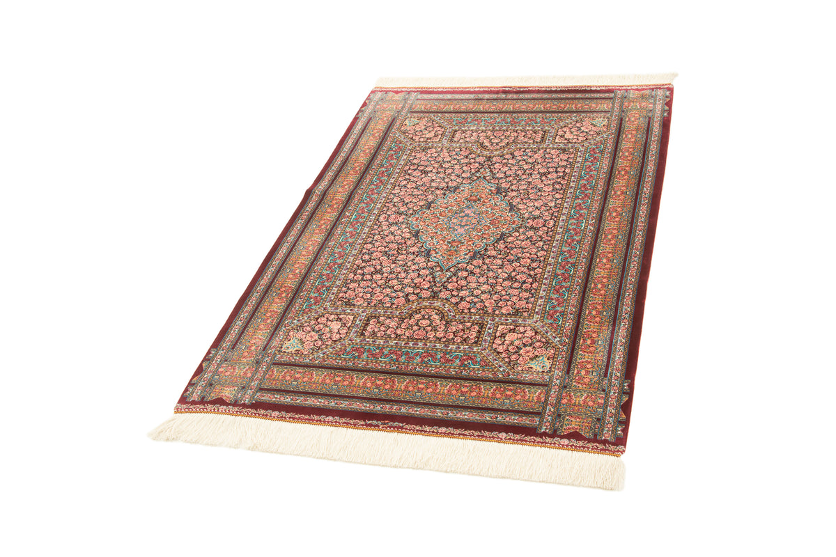 Rechteck Teppich Ghom Design in Rot von Hadorn™ - Lifestyle Image