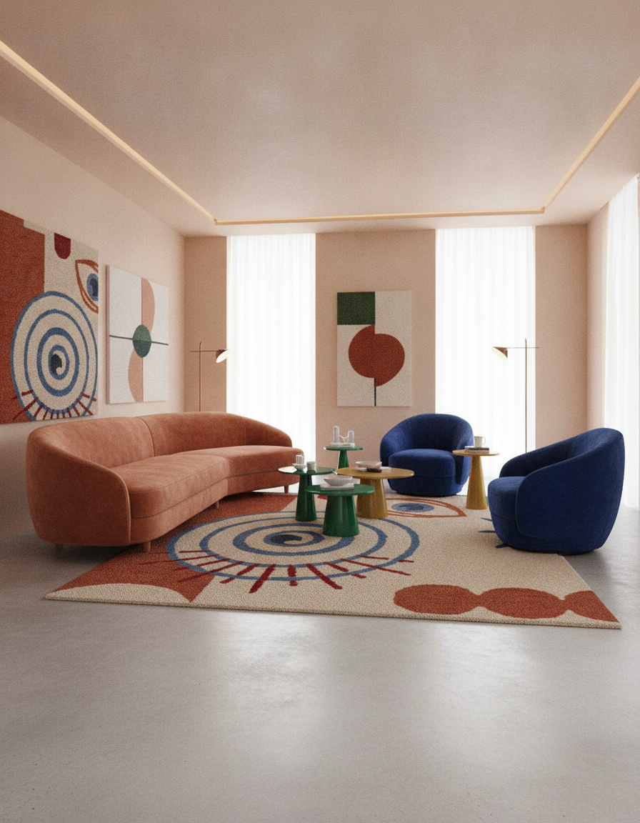 Pure Art - Handgetuftet Wolle