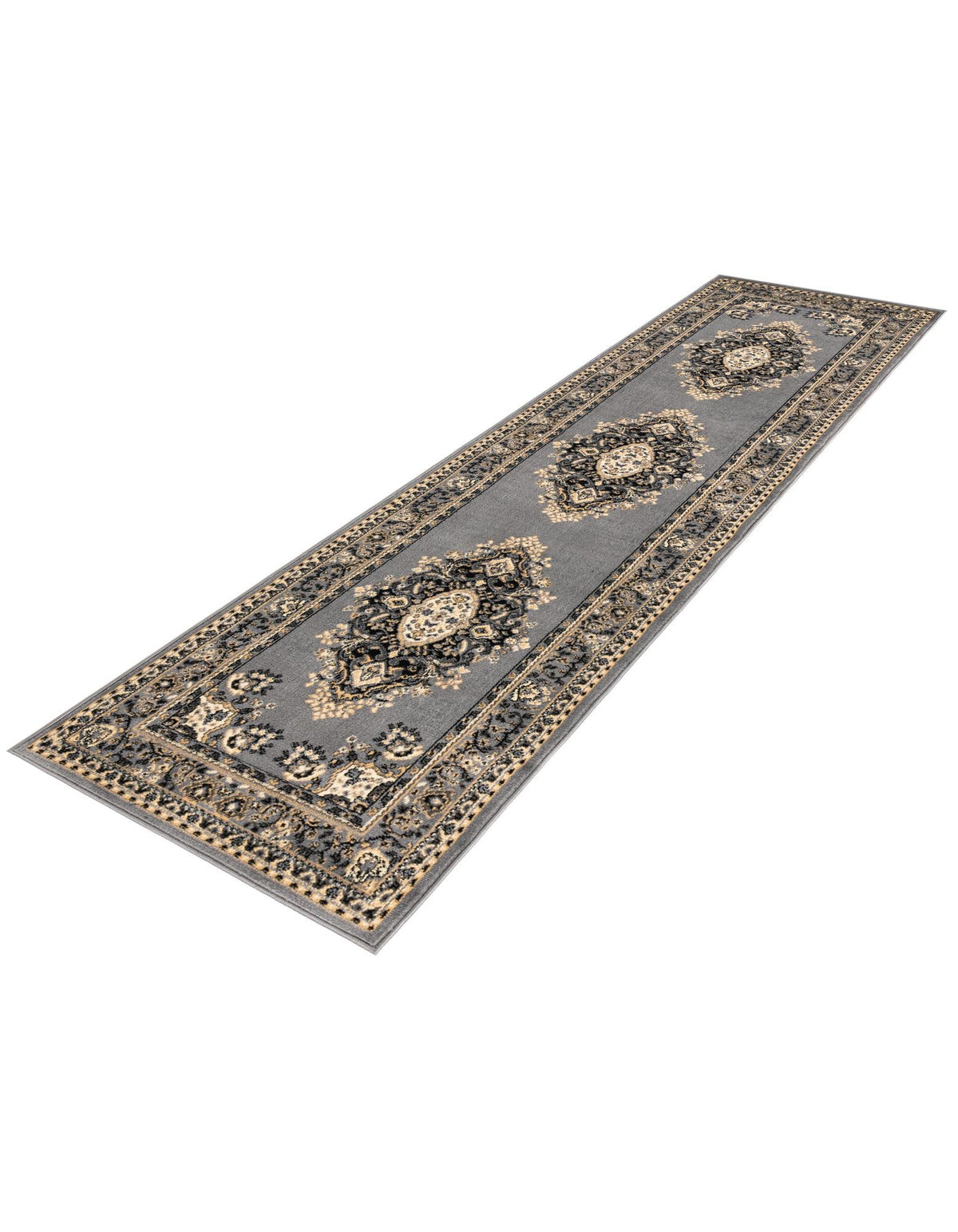 Läufer Teppich Mashhad Design in Grau von Hadorn™ - Lifestyle Image