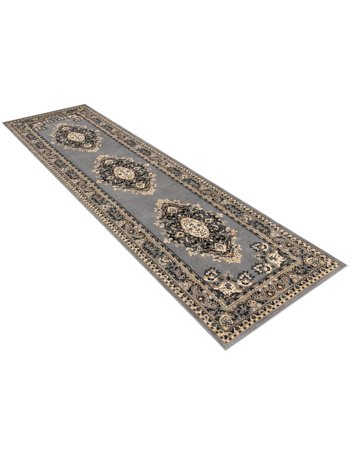 Läufer Teppich Mashhad Design in Grau von Hadorn™ - Lifestyle Image