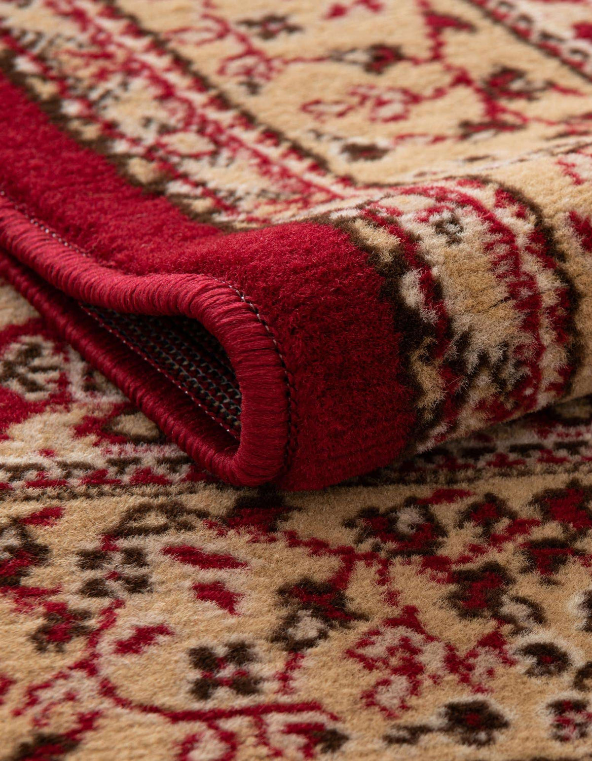Rechteck Teppich Mashhad Design in Burgund von Hadorn™ - Lifestyle Image