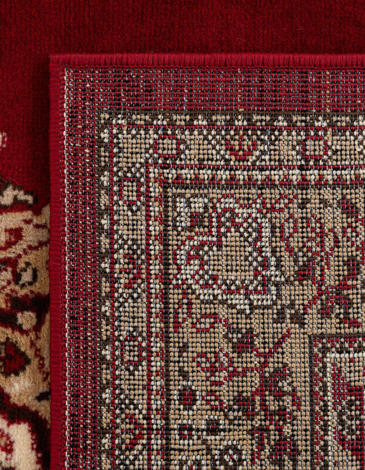 Rechteck Teppich Mashhad Design in Burgund von Hadorn™ - Lifestyle Image