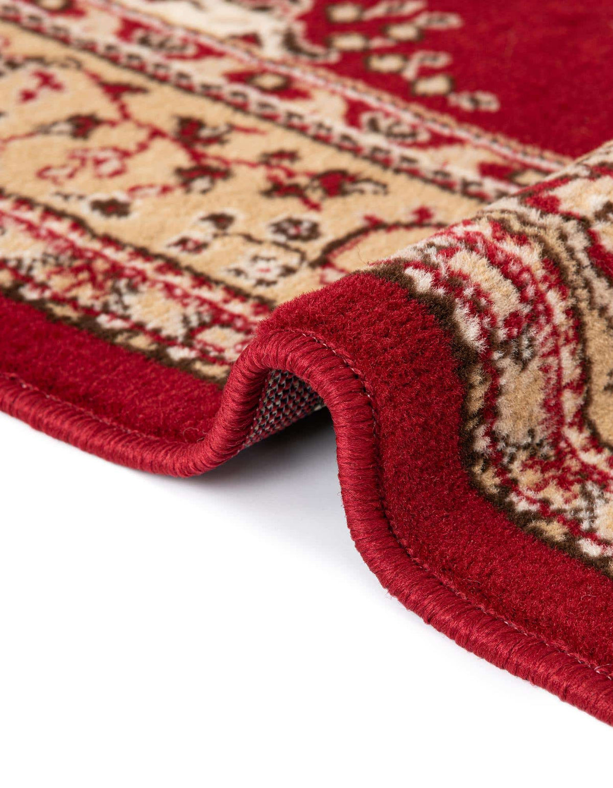 Rechteck Teppich Mashhad Design in Burgund von Hadorn™ - Lifestyle Image