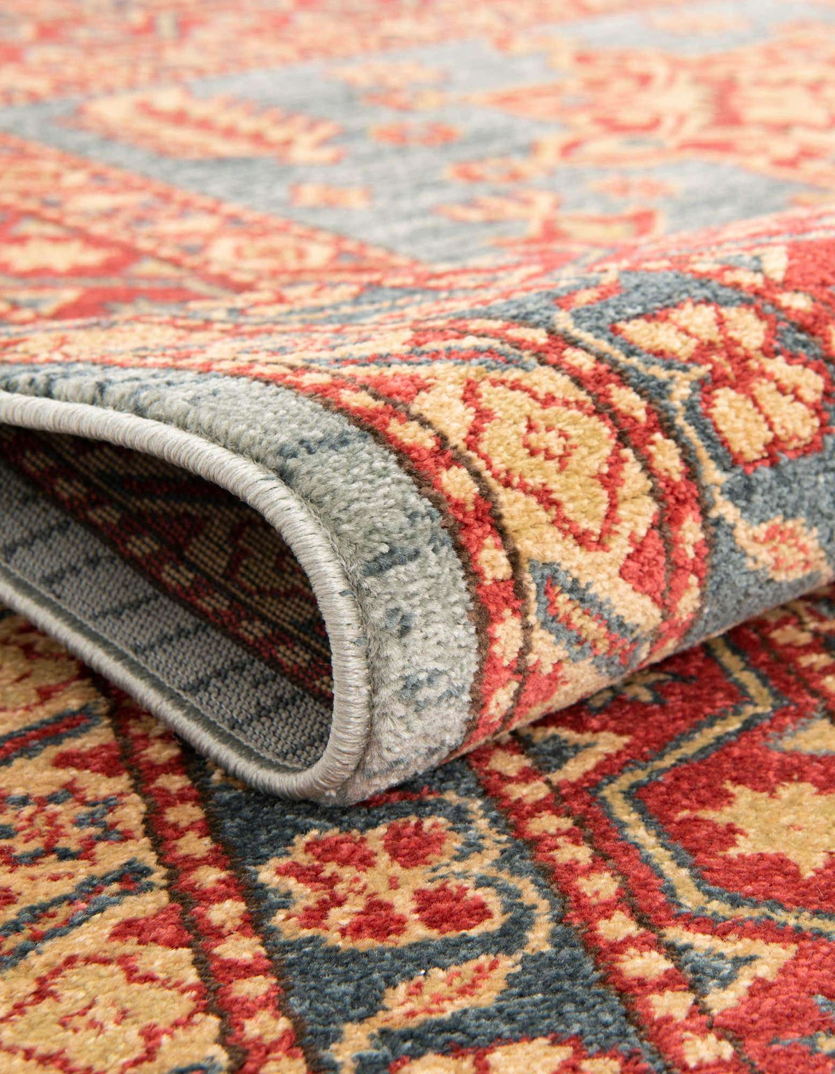 Rund Teppich Serapi in Hellblau von Hadorn™ - Lifestyle Image