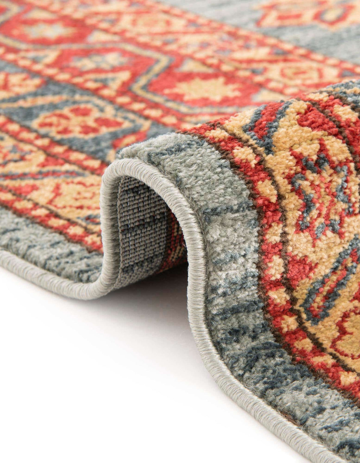 Rund Teppich Serapi in Hellblau von Hadorn™ - Lifestyle Image