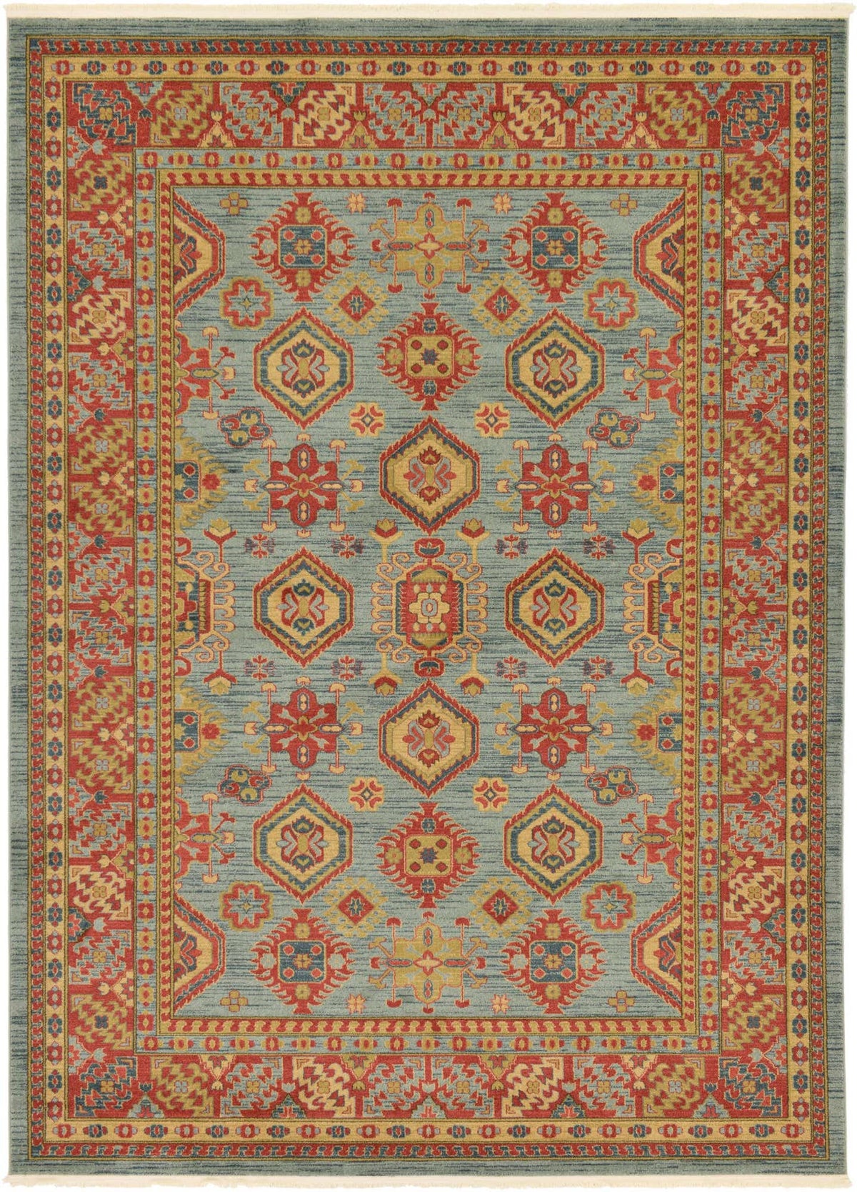 Rechteck Teppich Serapi in Hellblau von Hadorn™ - Lifestyle Image