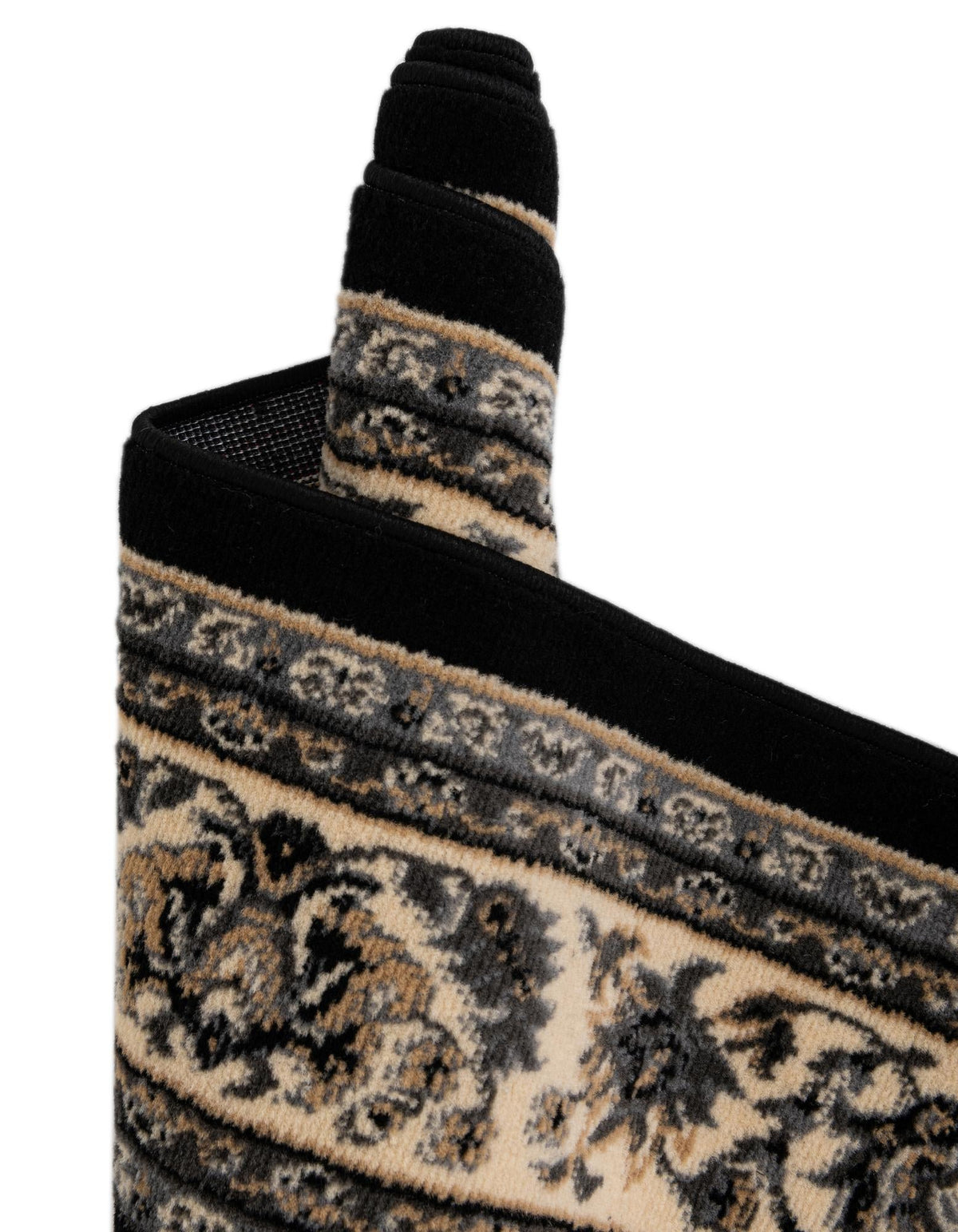 Läufer Teppich Kashan Design in Schwarz von Hadorn™ - Lifestyle Image