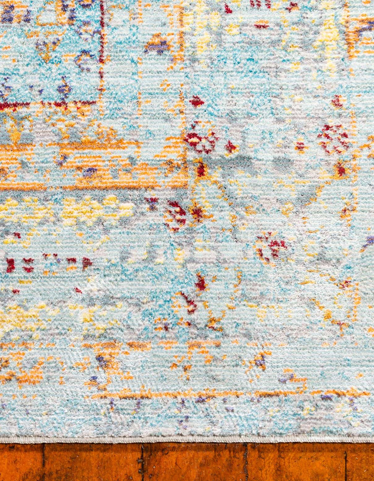 Läufer Teppich Aqua in Hellblau von Hadorn™ - Lifestyle Image