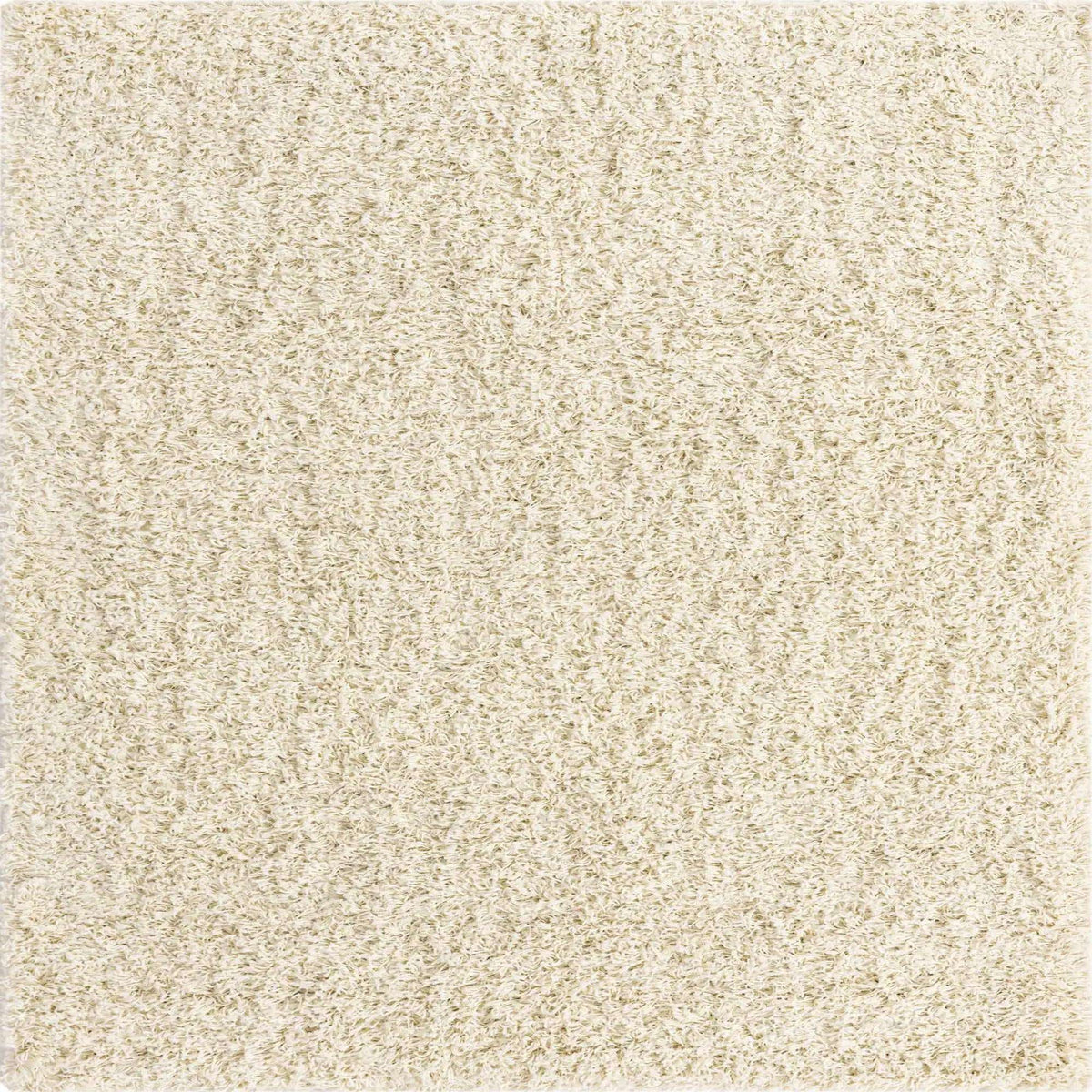 Quadratisch Hochflorteppich Solid Shag in Beige von Hadorn™ - Lifestyle Image