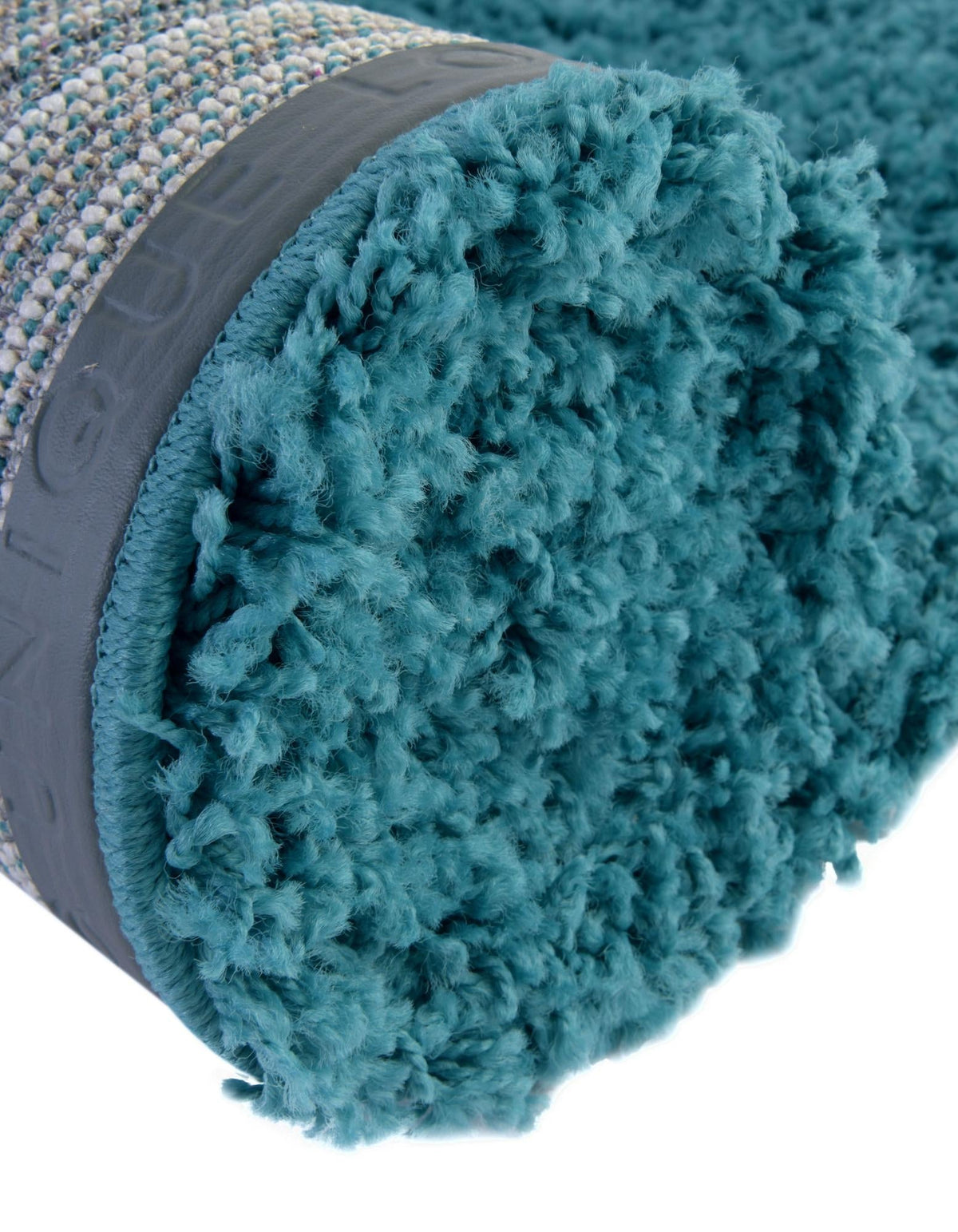 Rund Hochflorteppich Solid Shag in Dunkelblau von Hadorn™ - Lifestyle Image