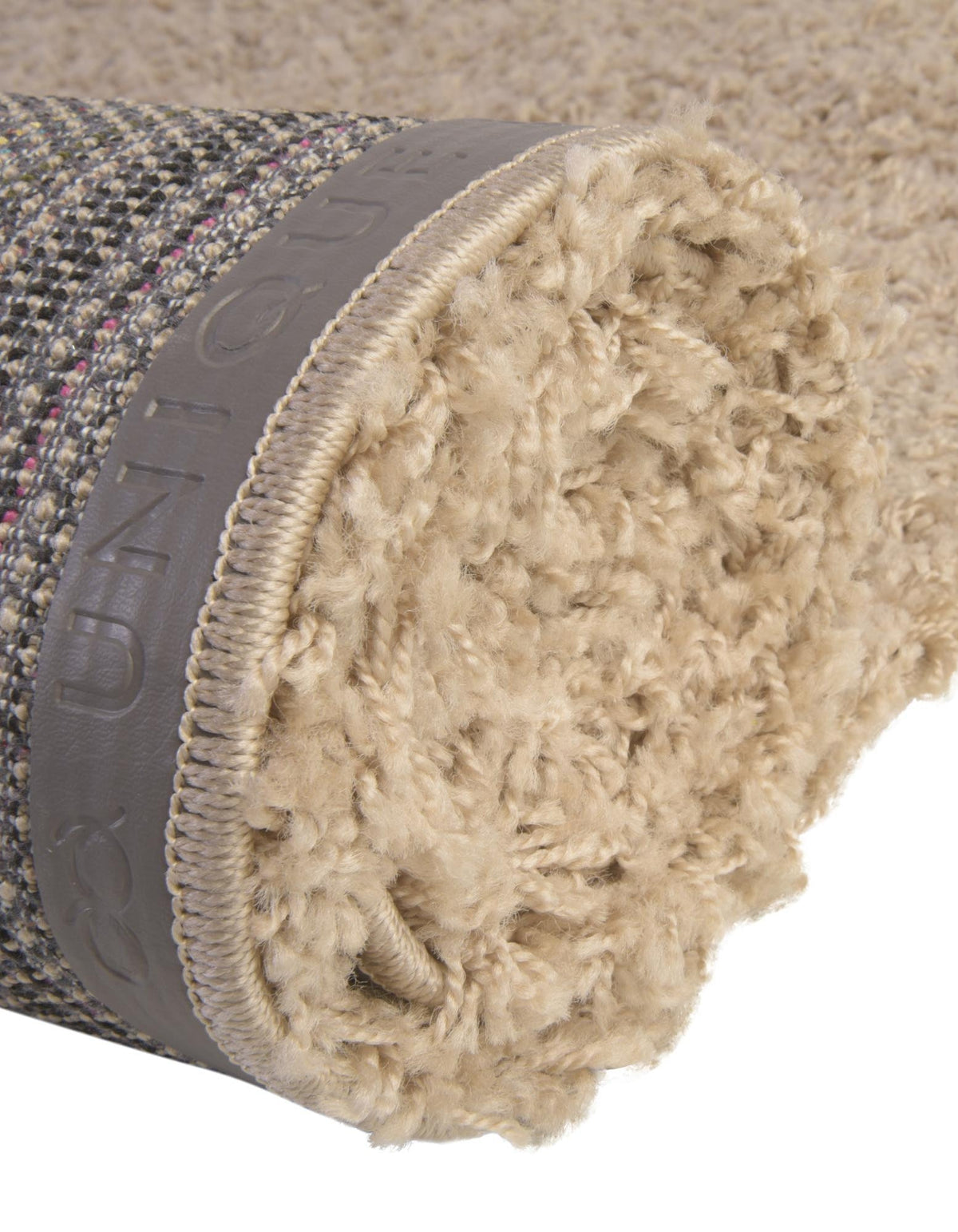 Rund Hochflorteppich Solid Shag in Dunkelgrau von Hadorn™ - Lifestyle Image