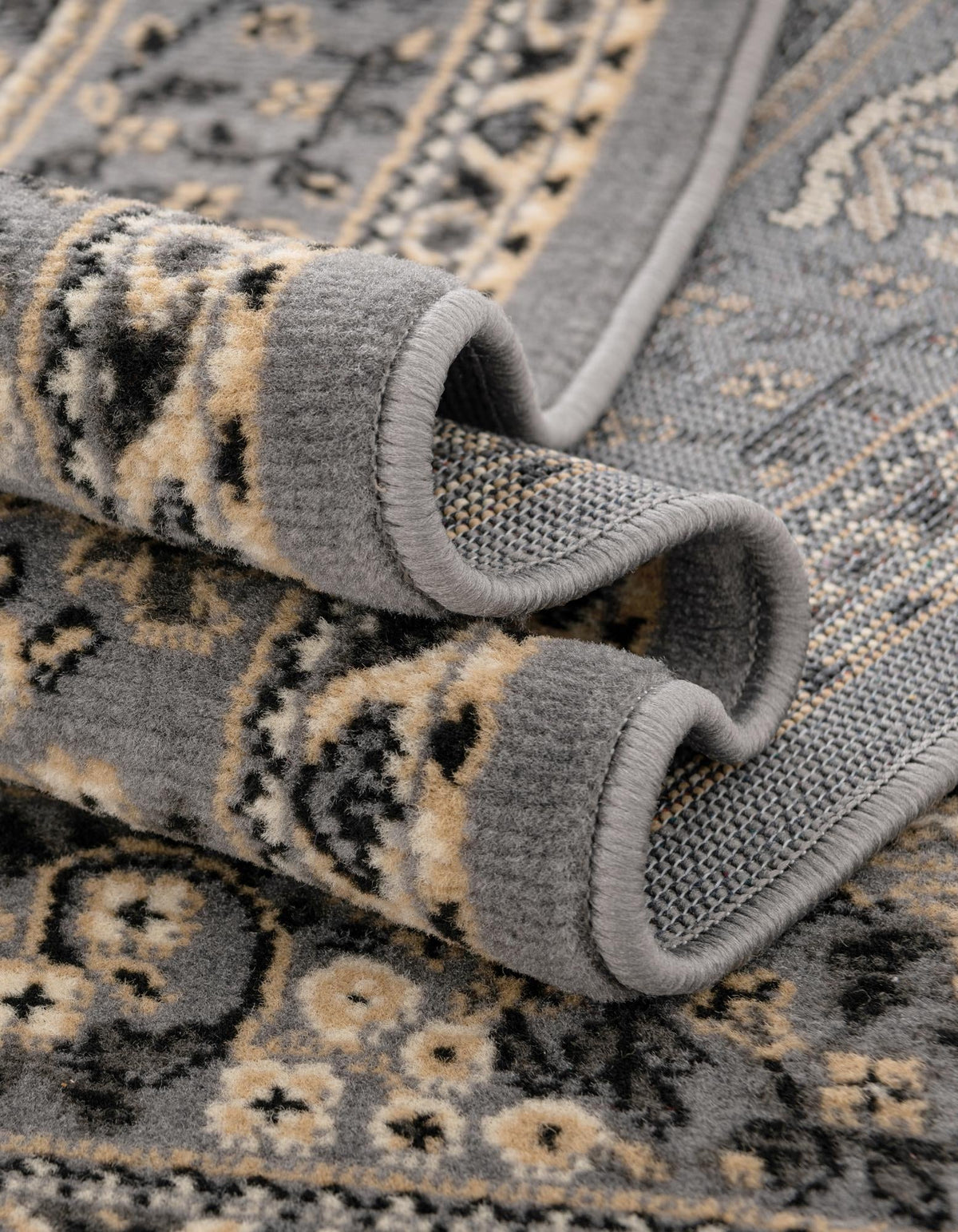 Läufer Teppich Mashhad Design in Grau von Hadorn™ - Lifestyle Image