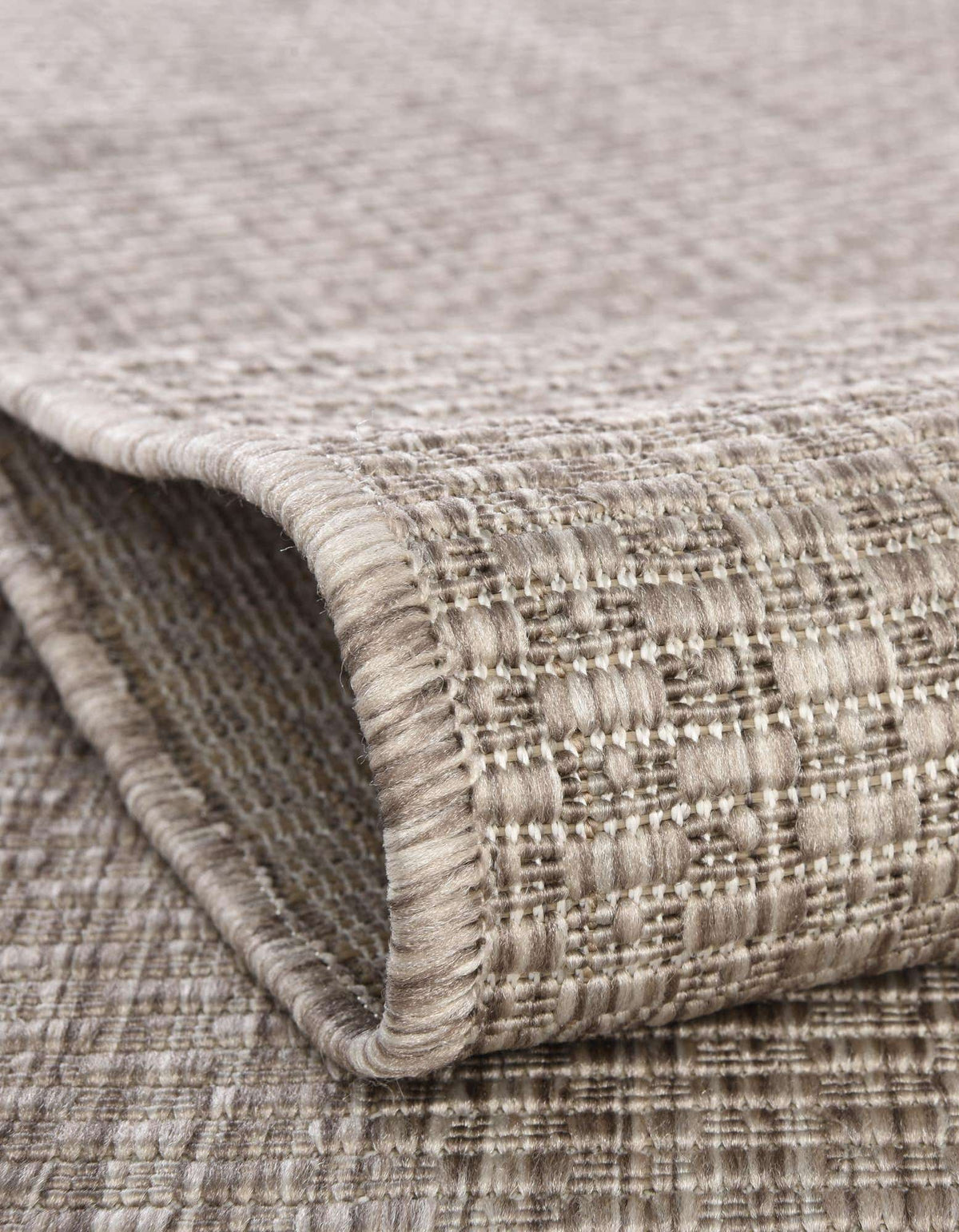 Rund Outdoor Teppich Tulum Outdoor in Beige von Hadorn™ - Lifestyle Image