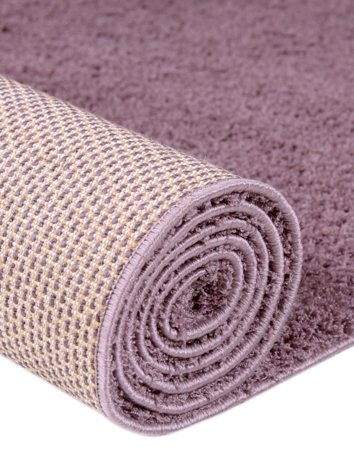 Quadratisch Teppich Luzern in Violett von Hadorn™ - Lifestyle Image