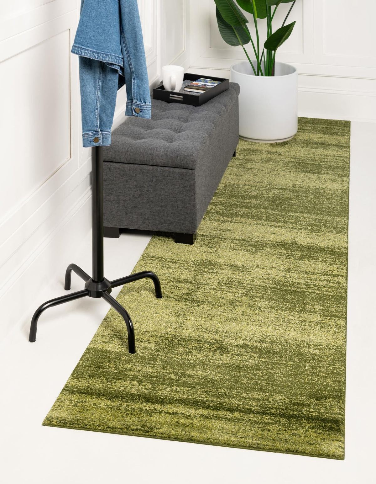 Läufer Teppich Loft in Grün von Hadorn™ - Lifestyle Image