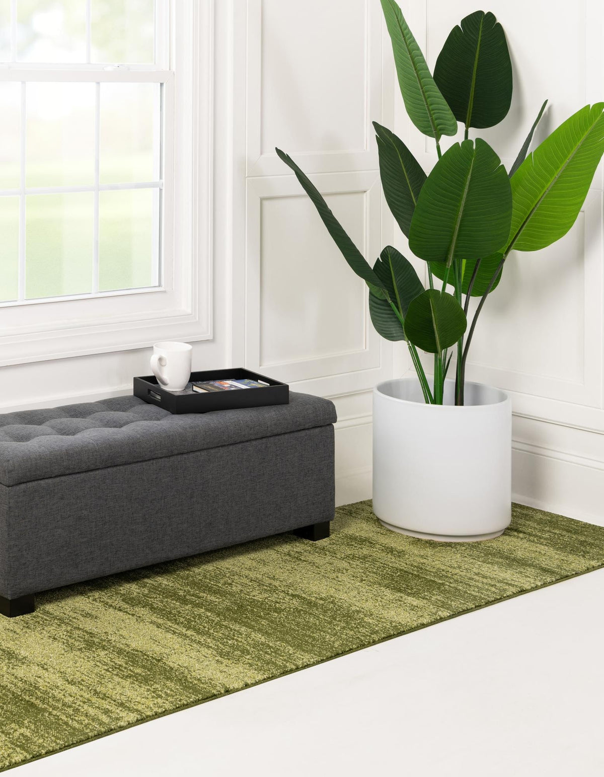 Läufer Teppich Loft in Grün von Hadorn™ - Lifestyle Image