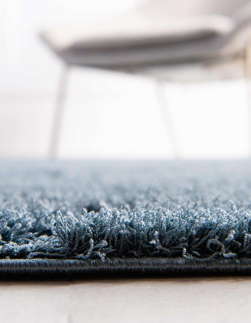 Rechteck Hochflorteppich Floral Shag in Blau von Hadorn™ - Lifestyle Image