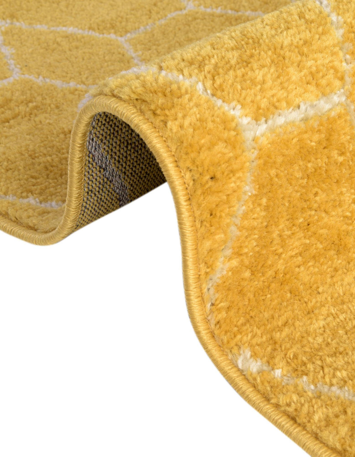 Rechteck Teppich Trellis Frieze in Gelb von Hadorn™ - Lifestyle Image