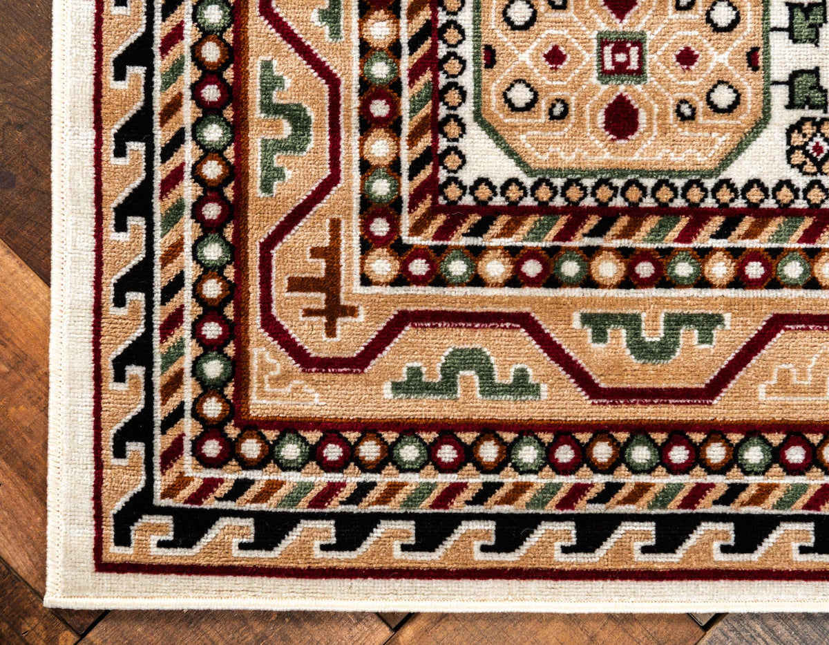 Rechteck Teppich Gharajeh in Beige von Hadorn™ - Lifestyle Image