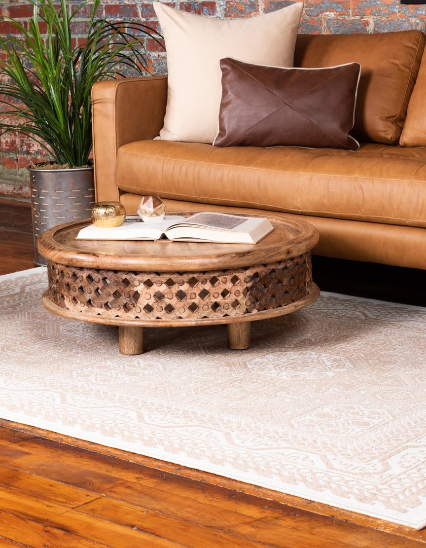Rechteck Teppich Gharajeh in Beige von Hadorn™ - Lifestyle Image