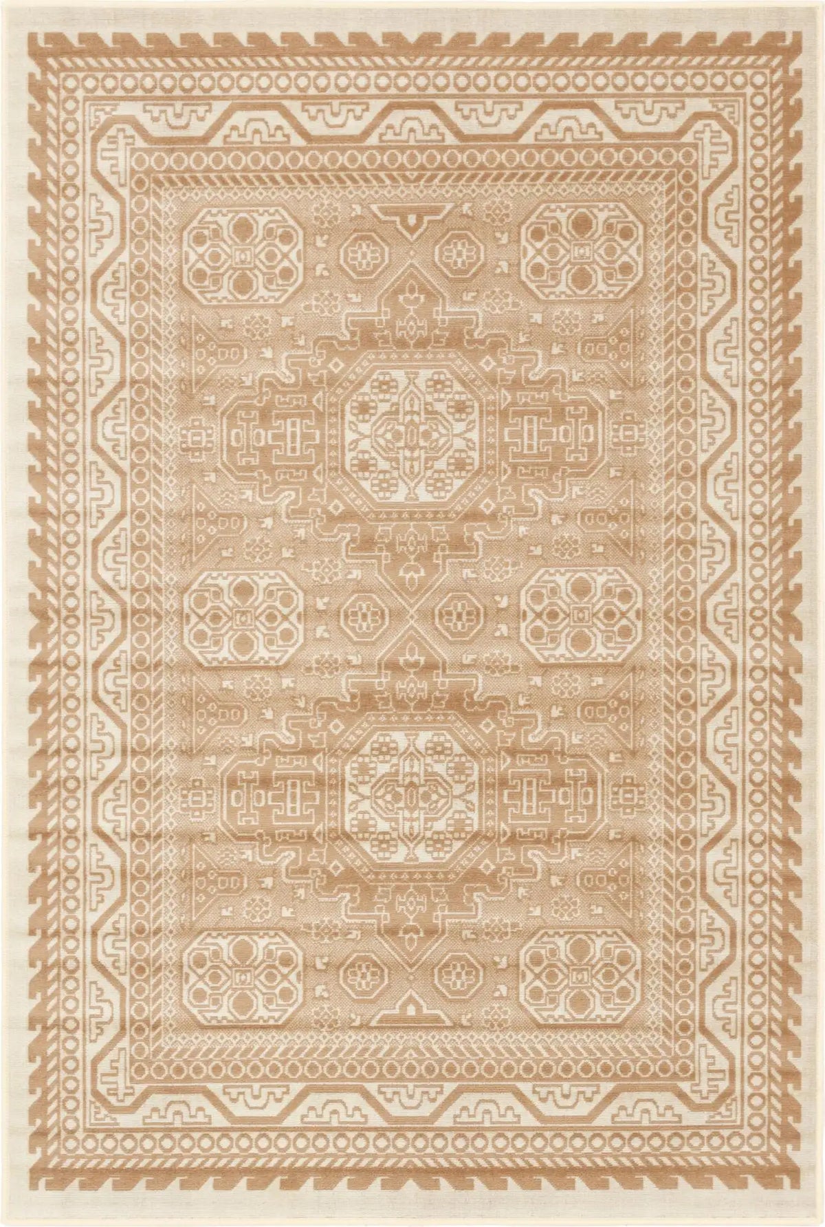 Rechteck Teppich Gharajeh in Beige von Hadorn™ - Lifestyle Image