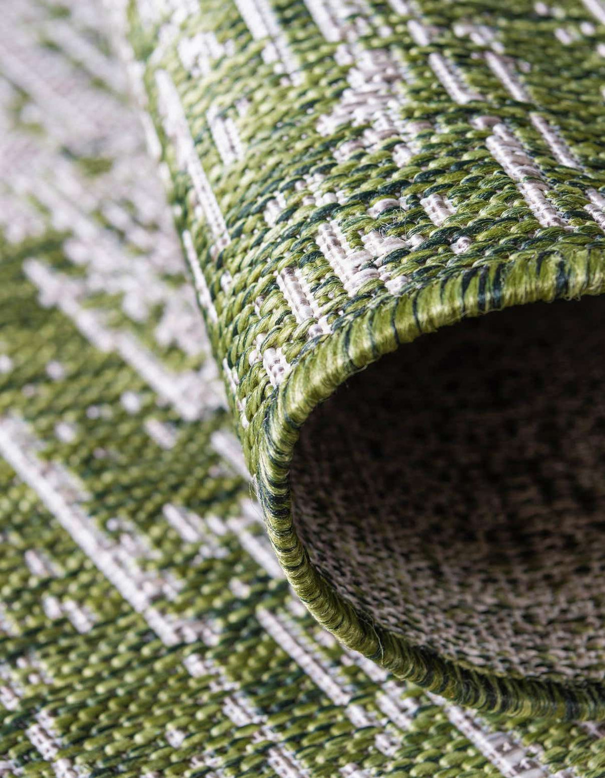 Rechteck Outdoor Teppich Outdoor Modern in Grün von Hadorn™ - Lifestyle Image