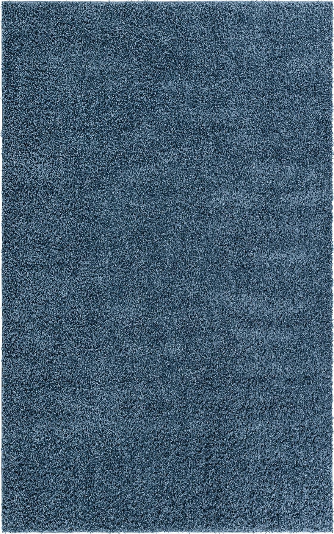 Rechteck Hochflorteppich Zermatt Shag in Blau von Hadorn™ - Lifestyle Image