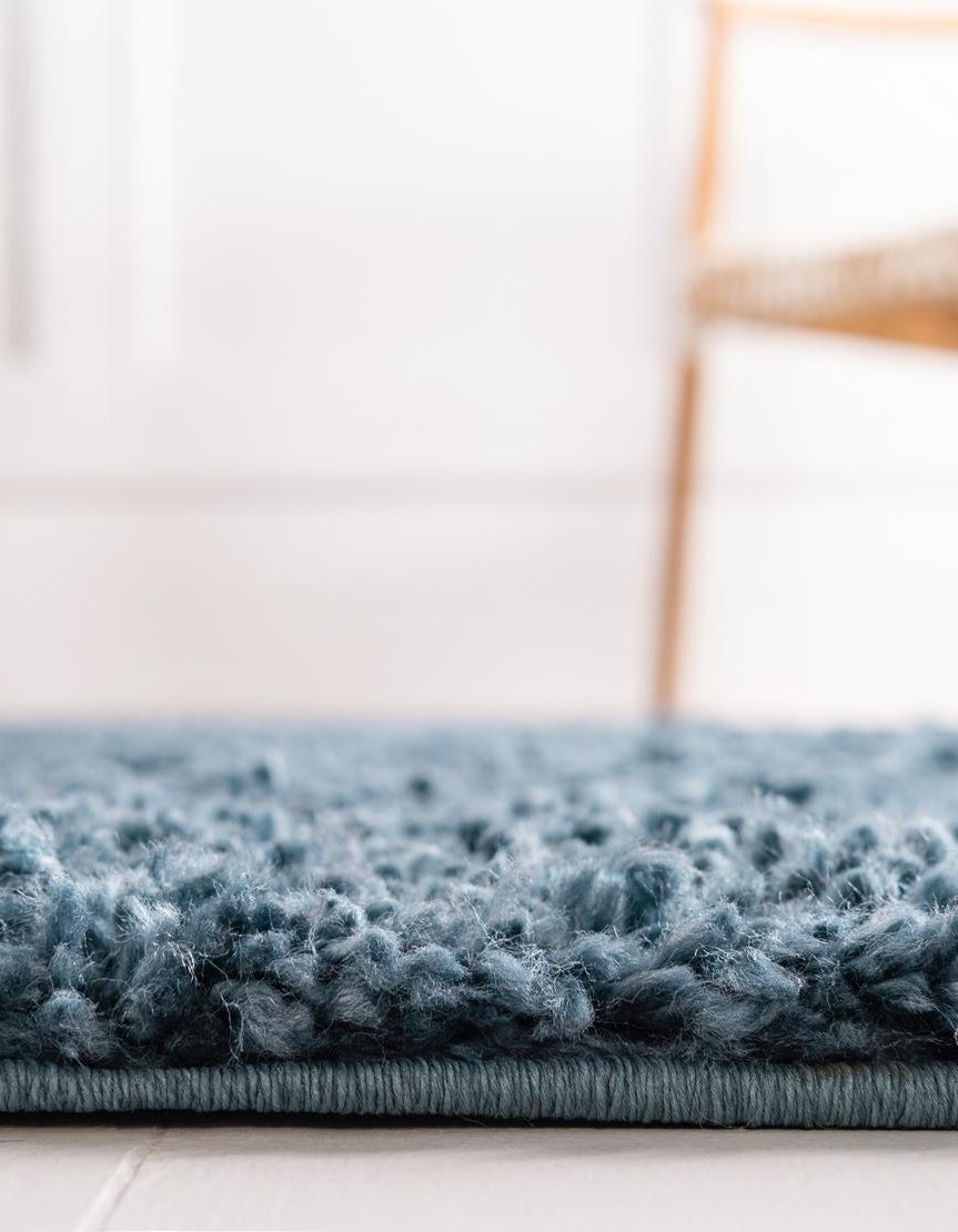 Rechteck Hochflorteppich Zermatt Shag in Blau von Hadorn™ - Lifestyle Image
